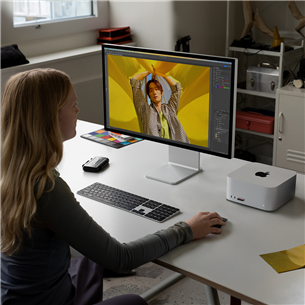 Apple Mac Studio (2023), M2 Ultra 24C/60C, 64 ГБ, 1 ТБ, серебристый - Настольный компьютер