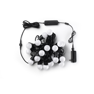 Išmaniosios lemputės Twinkly Festoon Lights 40 RGB, 20 m, black