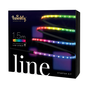 Lemputės Twinkly Line Starter Kit, 1,5m, black TWL100STW-BEU
