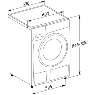 Miele, 9 kg, depth 64.3 cm, 1400 rpm - Front Load Washing Machine