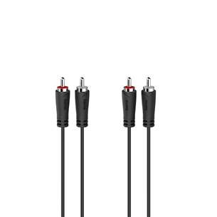 Laidas Hama Audio Cable, 2 RCA - 2 RCA, 1.5 m, black