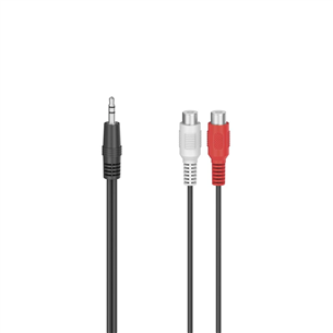 Adapteris Hama RCA - 3,5 mm, black