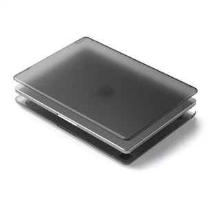 Nešiojamo kompiuterio dėklas Satechi Eco-Hardshell Case, MacBook Air M2, space gray ST-MBAM2DR
