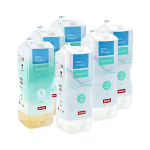 Miele UltraPhase 1 and 2 Sensitive, 6 x 1,44 L - Detergents set 12389760