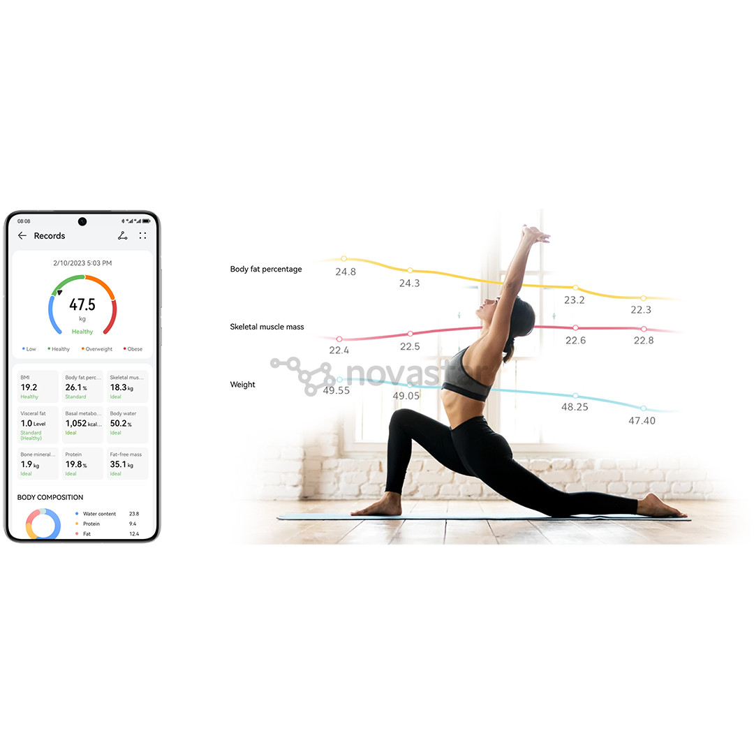 Diagnostinės svarstyklės Huawei Scale 3 Bluetooth Edition, 55020ABM