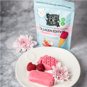 Ledų milteliai Be More Collagen Edition Raspberry 'n' Cherry, 200 g