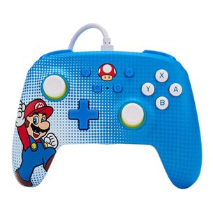 Žaidimų pultelis PowerA Enhanced for Nintendo Switch, Mario Pop Art 617885027338