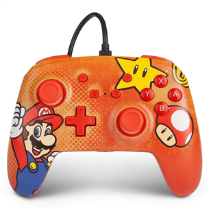 Žaidimų pultelis PowerA Enhanced for Nintendo Switch, Mario Vintage 617885024450
