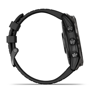Sportinis laikrodis Garmin epix Pro (Gen 2), 51 mm, dark gray DLC titanium / black silicone band