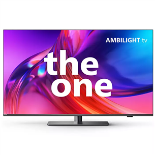 Philips The One 8818, 65", LED LCD, Ultra HD, центральная подставка, серый - Телевизор