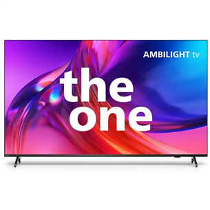 Philips The One 8818, 75", LED LCD, Ultra HD, боковые ножки, серый - Телевизор 75PUS8818/12