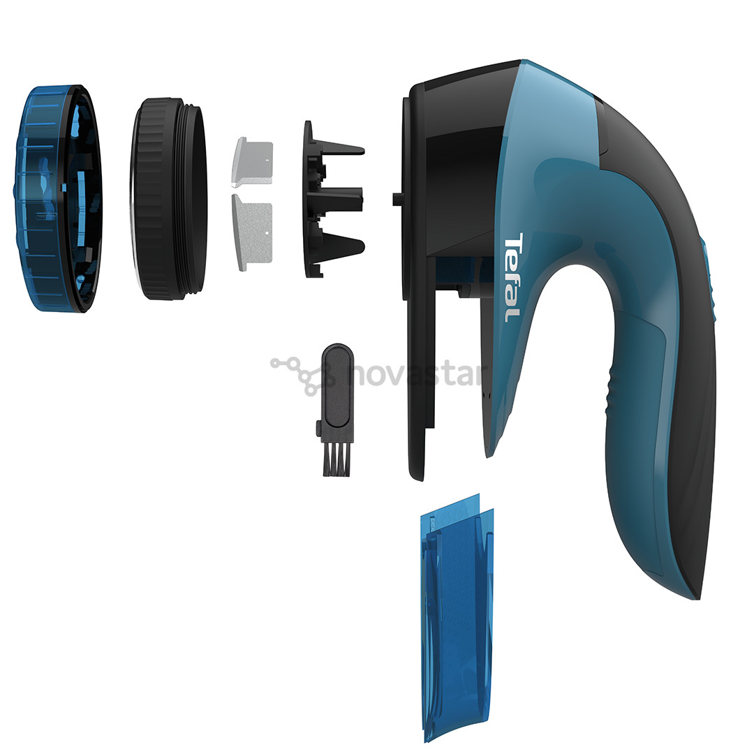 Tefal, черный/синий - Устройство для удаления катышков