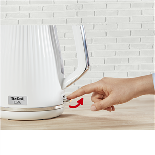 Tefal Loft, 1,7 л, белый - Чайник