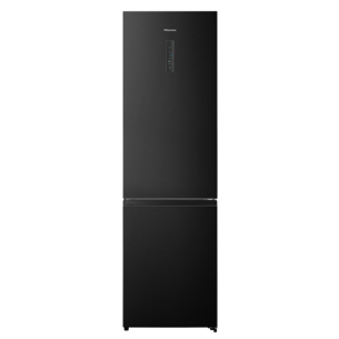Hisense, NoFrost, 336 L, 201 cm, black - Refrigerator RB440N4AFE