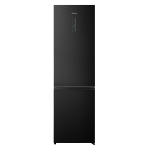 Hisense, NoFrost, 336 L, 201 cm, black - Refrigerator