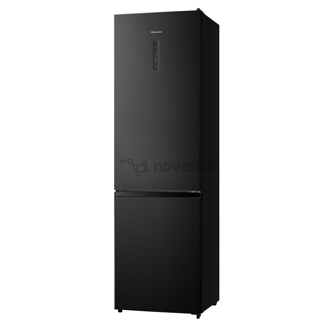 Hisense, NoFrost, 336 L, 201 cm, juodas - Šaldytuvas