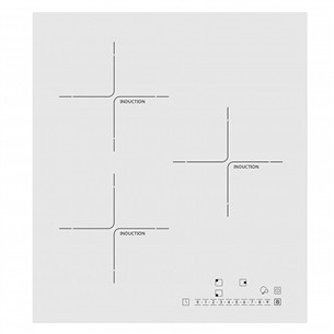 Schlosser, plotis 45 cm, berėmė, balta - Įmontuojama indukcinė kaitlentė