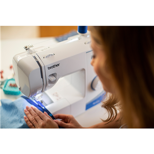 Brother, white/blue - Sewing machine