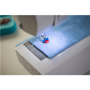 Brother, white/blue - Sewing machine