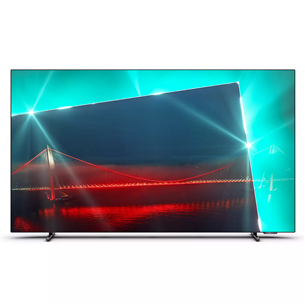 Philips OLED718, 48'', Ultra HD, OLED, боковые ножки, черный - Телевизор