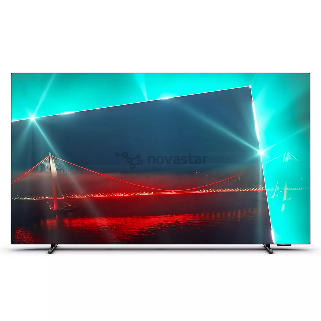 Philips OLED718, 48'', Ultra HD, OLED, pastatomas, juodas - Televizorius