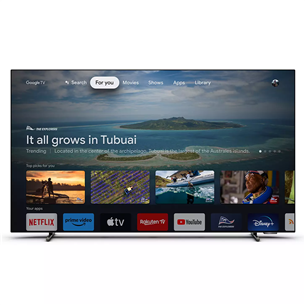 Philips OLED718, 48'', Ultra HD, OLED, pastatomas, juodas - Televizorius