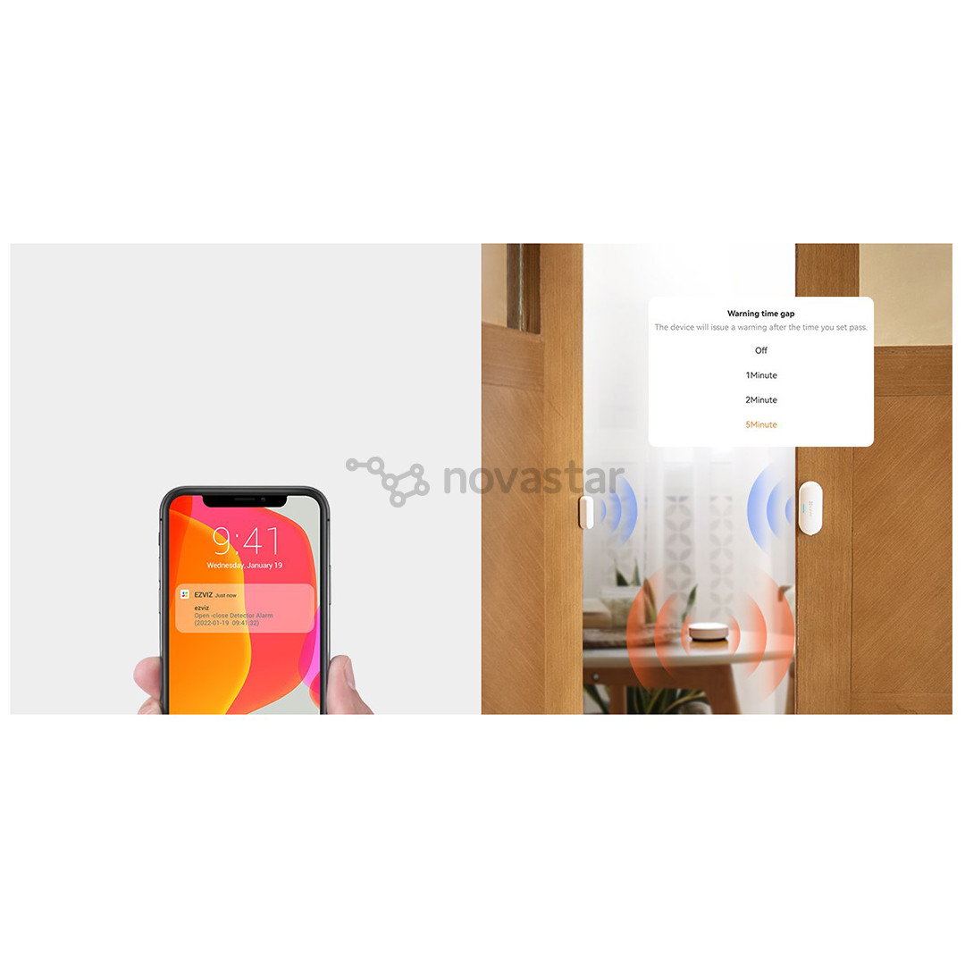 EZVIZ T2C, white - Smart Door And Window Sensors