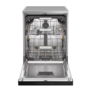 Whirlpool, 15 place settings, inox - Free standing dishwasher