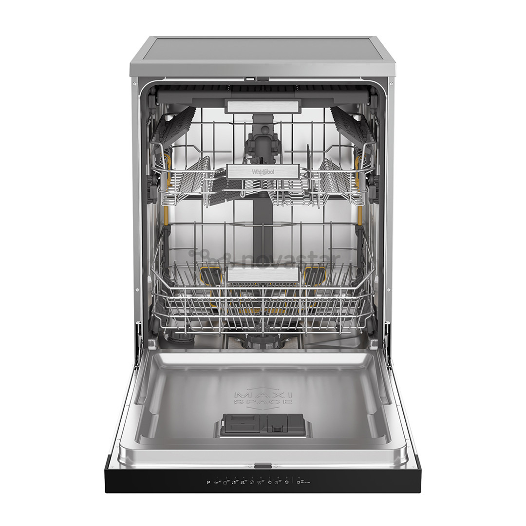 Whirlpool, 15 komplektų talpa, nerūdijančio plieno - Indaplovė