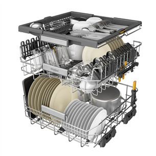 Whirlpool, 15 komplektų talpa, nerūdijančio plieno - Indaplovė