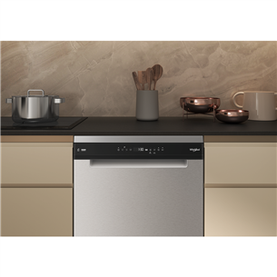 Indaplovė Whirlpool W7FHP43X, 15 komplektų talpa