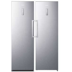 Hisense, 370 + 260 L, aukštis 186 cm, nerūdijantis plienas - Šaldytuvas + Šaldiklis RL481N4B+FV354N4BI