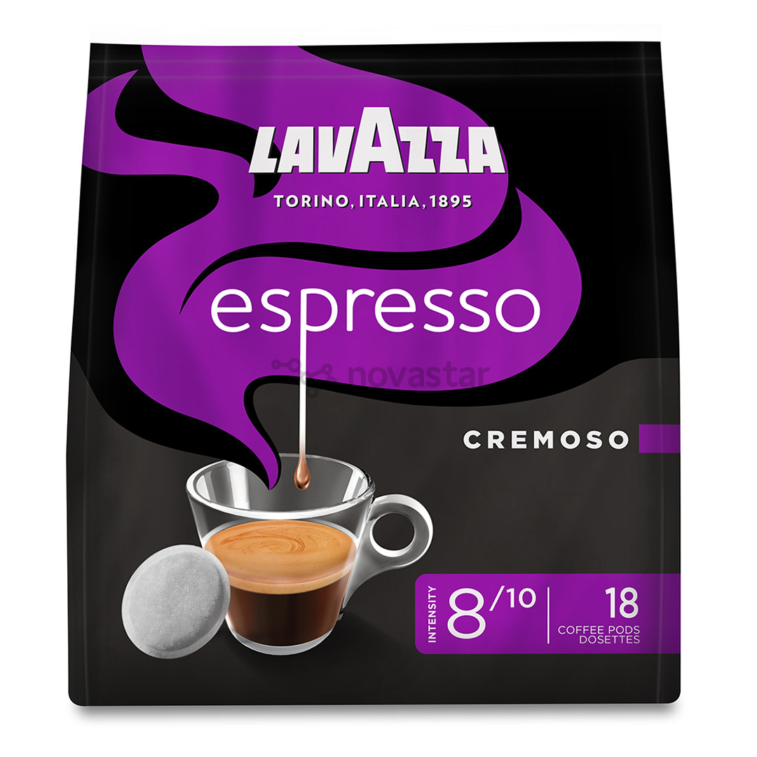 Lavazza Espresso Italiano Cremoso, 18 порций - Кофейные подушечки