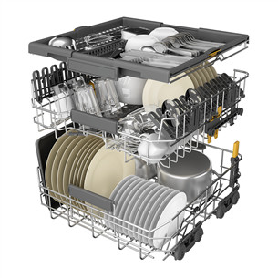 Whirlpool, 15 komplektų talpa, nerūdjančio plieno - Indaplovė