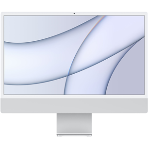Apple iMac 24" (2021), M1 8C/7C, 16 GB, 512 GB, SWE, silver - All-in-one PC Z13K0044L
