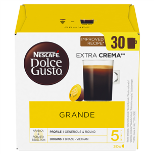 Kavos kapsulės Nescafe Dolce Gusto Grande, 30vnt