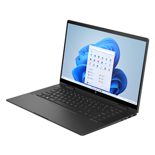 Nešiojamas kompiuteris HP Envy x360 2-in-1 Laptop 15-fh0001no, 15.6'', FHD, Ryzen 5, 16 GB, 512 GB, ENG