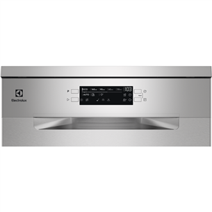 Electrolux 300 AirDry, 13 place settings, stainless steel - Free standing dishwasher