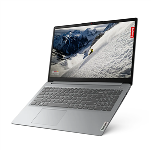 Lenovo IdeaPad 1 15IGL7, 15,6'', FHD, Pentium, 4 ГБ, 128 ГБ, SWE, серый - Ноутбук