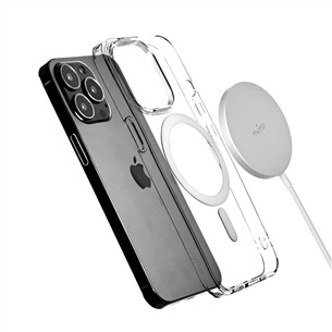 Puro Magnetic Wireless, USB-C, MagSafe, 1 m, baltas - Belaidis įkroviklis