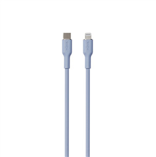 Puro SOFT, USB-C, Lightning, 1,5 m, light blue - Cable