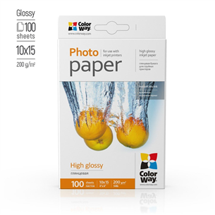 Foto popierius ColorWay 10x15, 200 g/m², 100 sheets, glossy