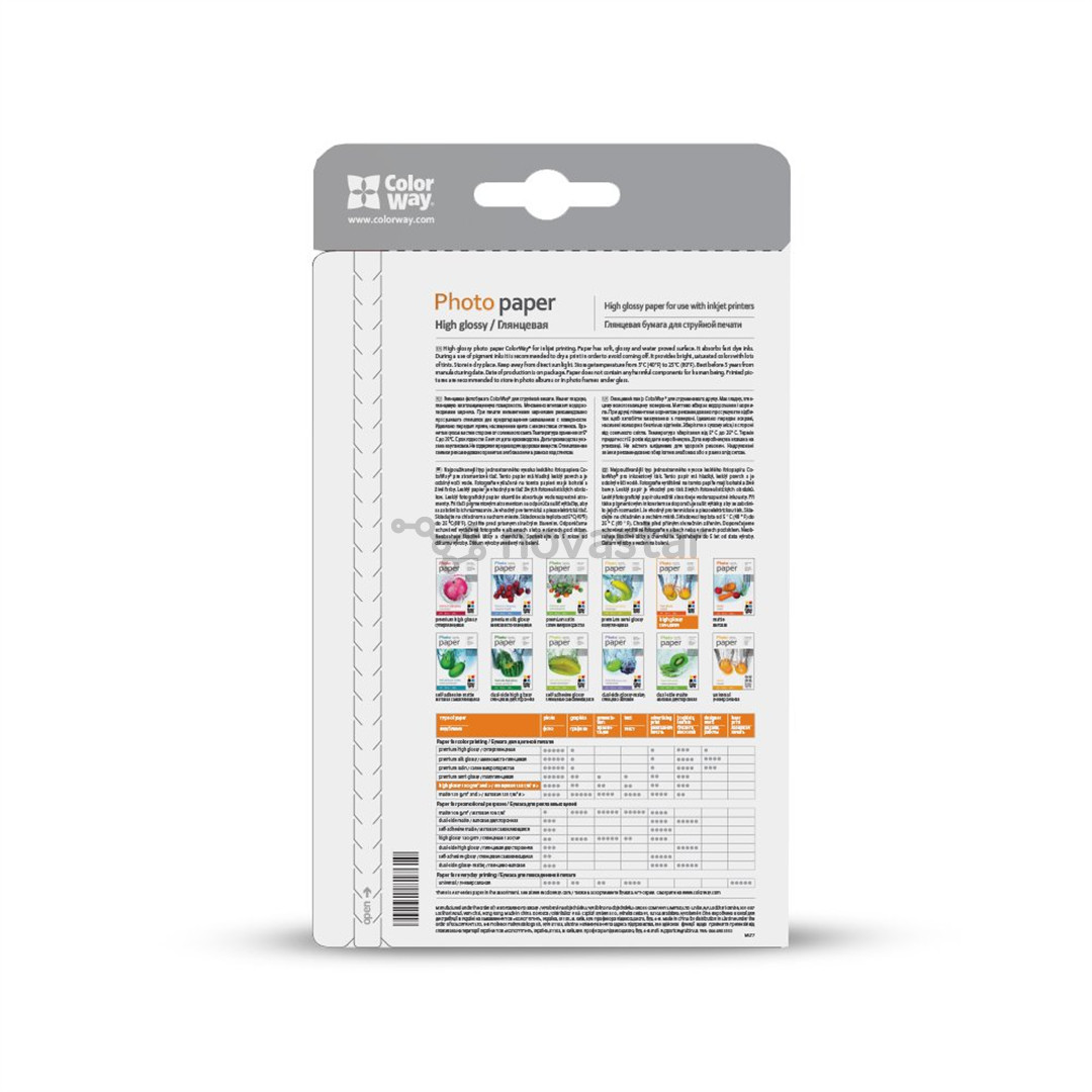 ColorWay 10x15, 200 g/m², 100 sheets, glossy - Fotopaber