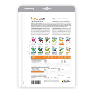 ColorWay High Glossy Photo Paper, 50 sheets, A4, 200 g/m² - Photo paper