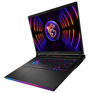Nešiojamas kompiuteris MSI Raider GE78 HX 13VG, 17'', QHD+, 240 Hz, i9, 32 GB, 4 TB, RTX 4090, W11P, ENG