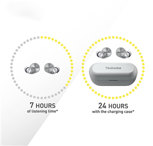 Technics AZ60M2, silver - True-wireless earbuds