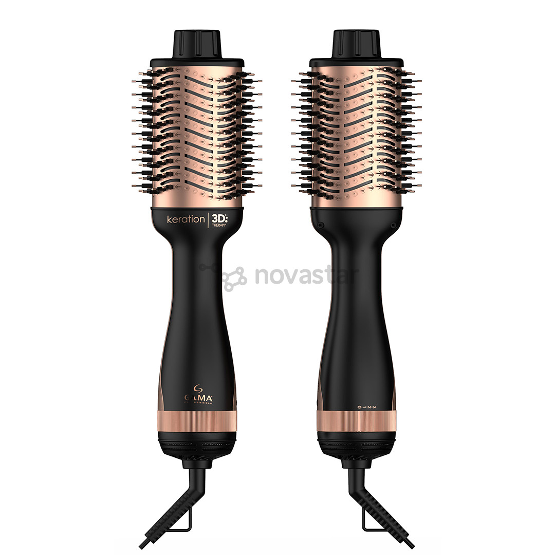 GA.MA Stylish Keration 3D, 1100 W, black - Hot air brush