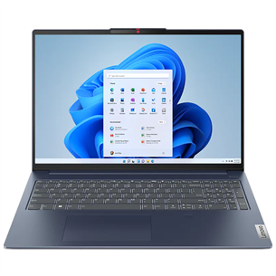 Nešiojamas kompiuteris Lenovo IdeaPad Slim 5 16IAH8, 16'', WUXGA, i5, 16 GB, 512 GB, ENG, blue 83BG002PLT