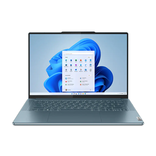 Lenovo Yoga Slim 7 14APU8, 14,5'', OLED, 2.9K, Ryzen 7, 16 ГБ, 1 ТБ, Radeon 780M, SWE, бирюзовый - Ноутбук