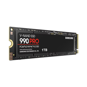 Samsung 990 PRO, 1 TB, PCIe 4.0 NVMe M.2, black - SSD